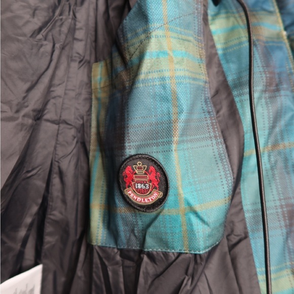 Pendleton Women's Blue Plaid Hooded Jacket - Picture 8 of 11